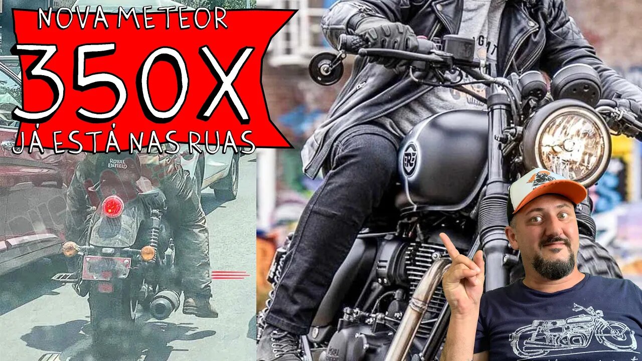 Nova METEOR 350X já está RODANDO nas RUAS, e agora BAJAJ?