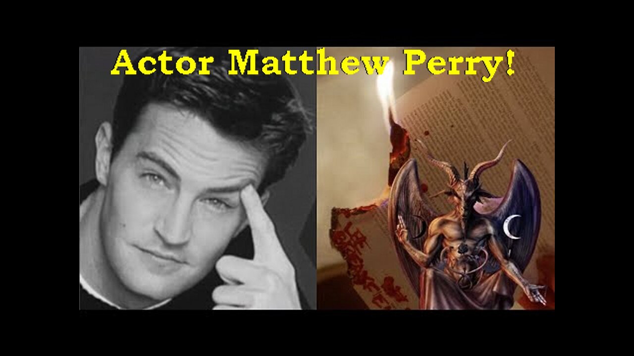 Actor Matthew Perry Admits To Making A Deal With The Devil... And The Devil Collected!