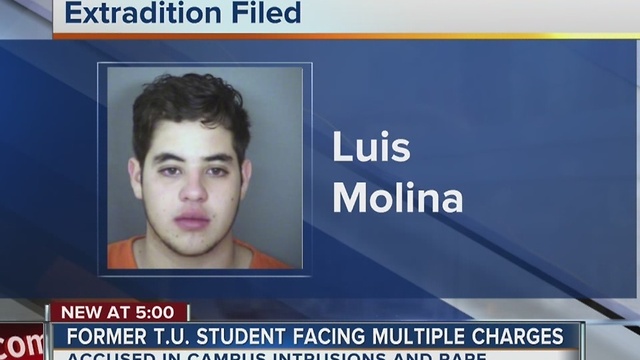 Former TU student facing multiple charges
