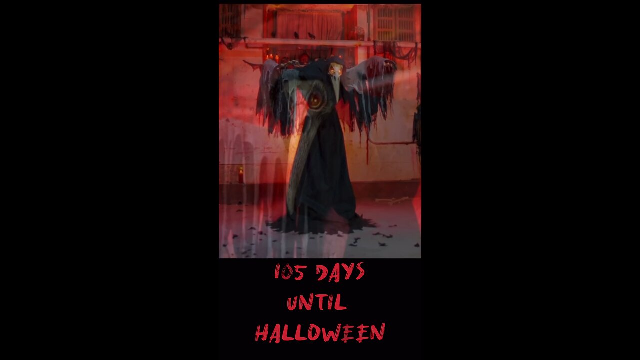 The #halloweencountdown is 105 days until #halloween