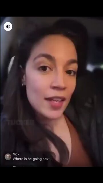 "AOC applauds the deplatforming of Tucker Carlson and acknowledges its significance,"