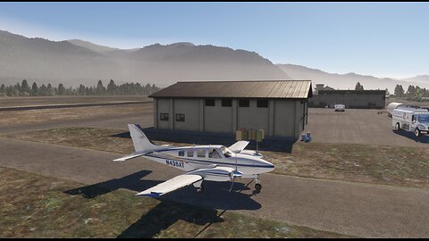 MSFS 2020 / Western Canada to the USA prop flight