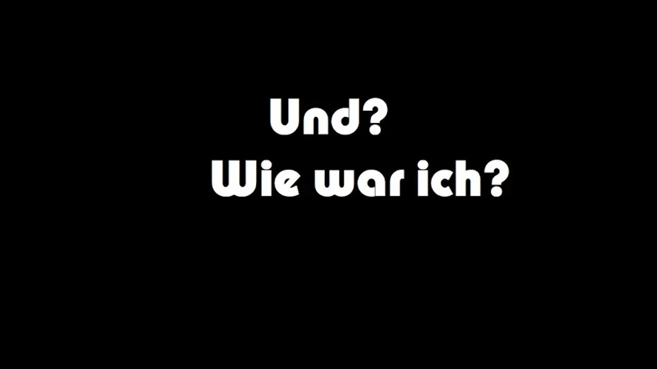 Und? Wie war ich?^^