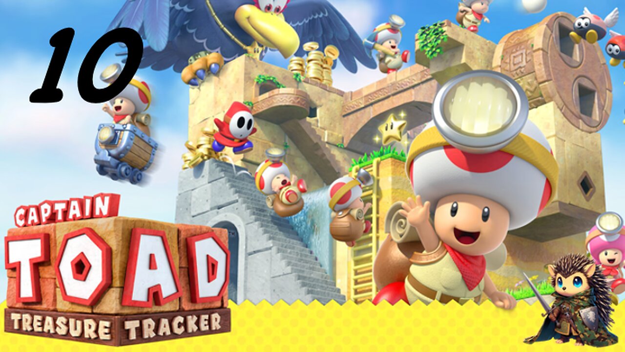 Backtracking Episode 3 Gems and Challenges Part 1 - Captain Toad: Treasure Tracker BLIND [10]