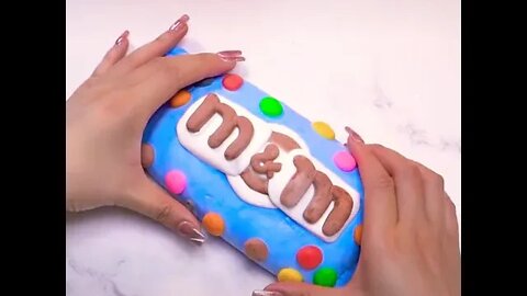 squeezing asmr colored slime satisfying #Shorts