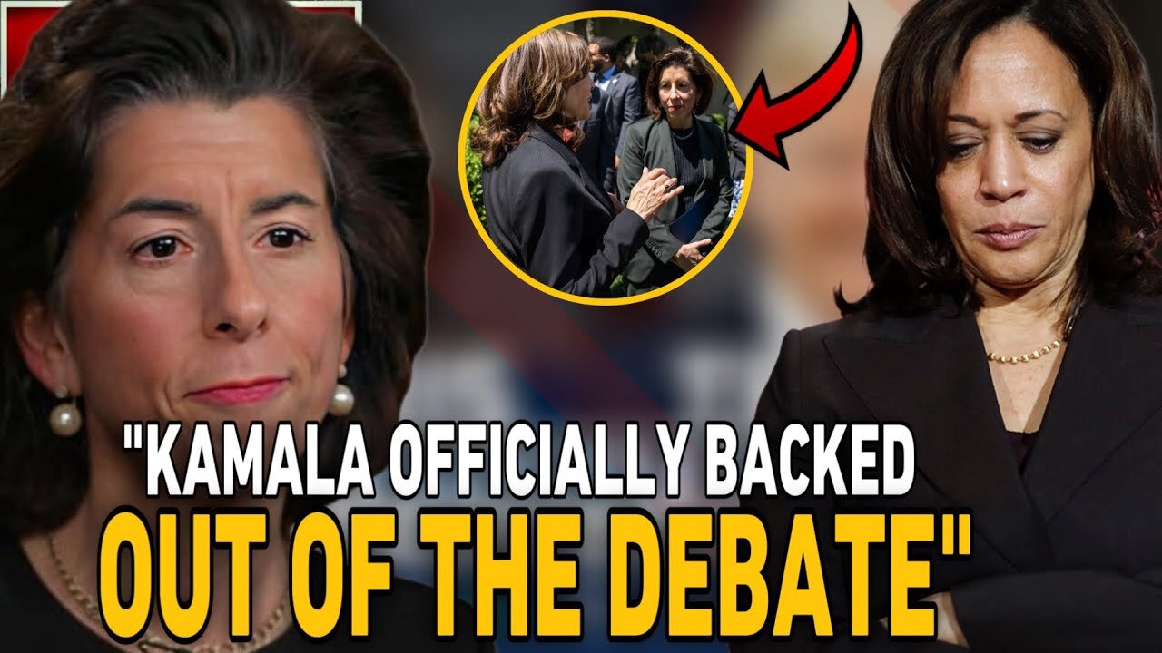 Kamala Harris STARTS CRYING After Her TOP SURROGATE Gina Raimondo Said She's BACKING OUT Of Debate