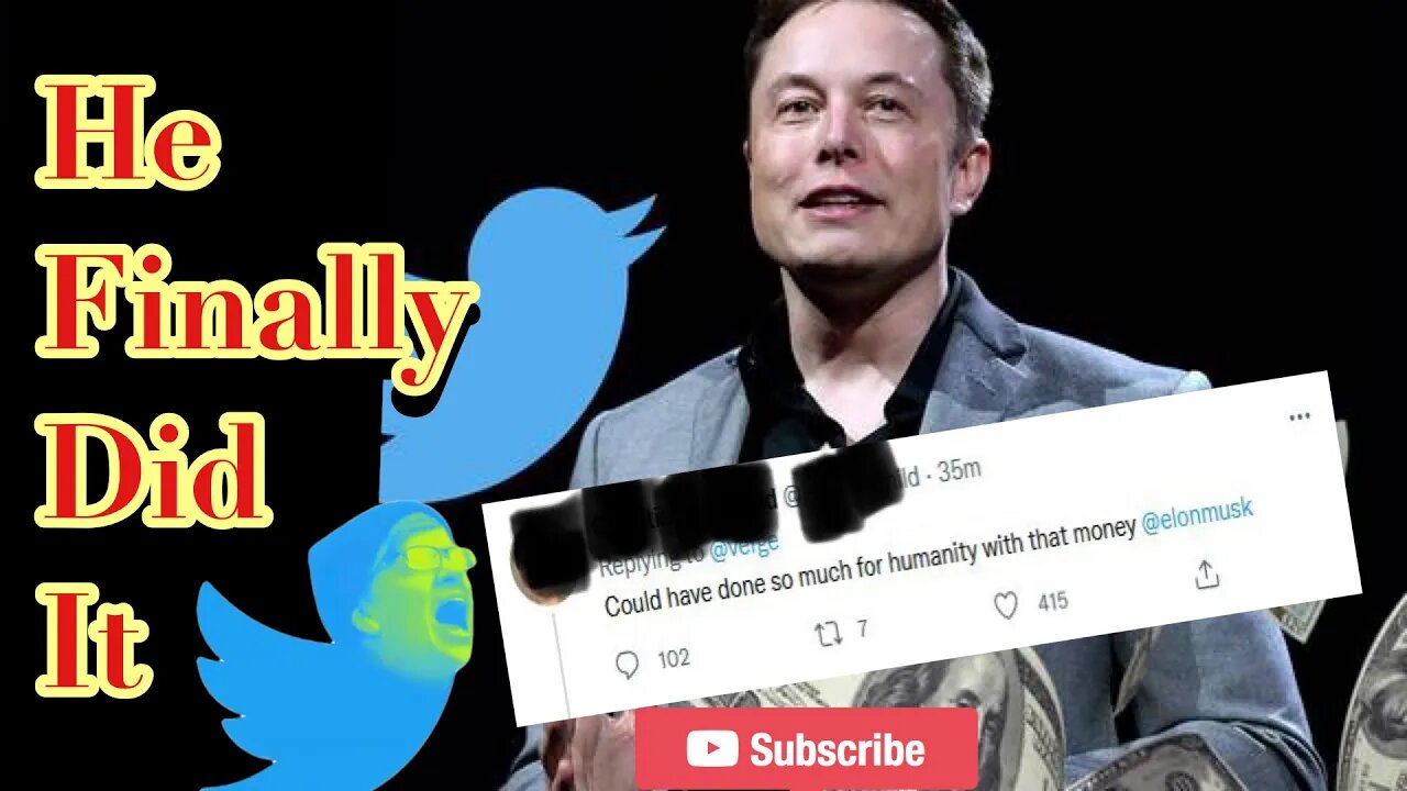 Elon Musk Buys Twitter and Twitter REACTS! #elonmusk #twitter