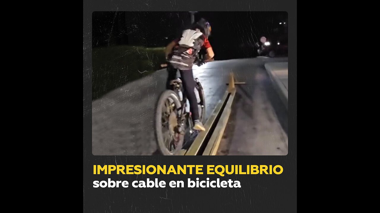 Un niño atravesó un cable de menos de 3 mm de ancho en bicicleta