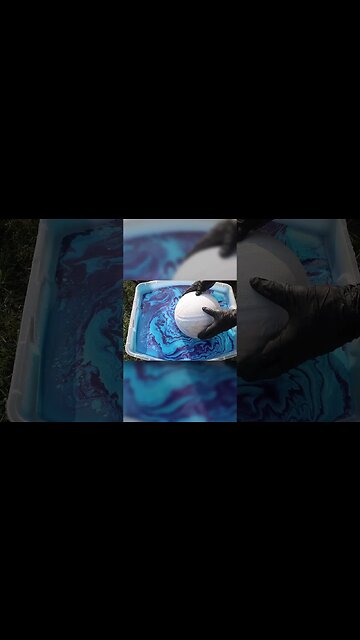 Hydro Dipping Basketball! (Satisfying) #shorts