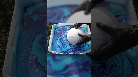 Hydro Dipping Basketball! (Satisfying) #shorts