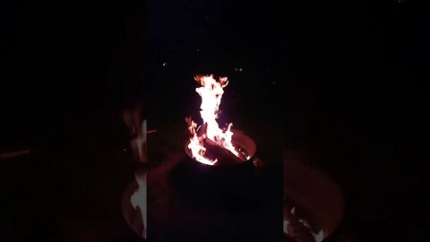 recording the fire and it played back and this creepy stuff happened