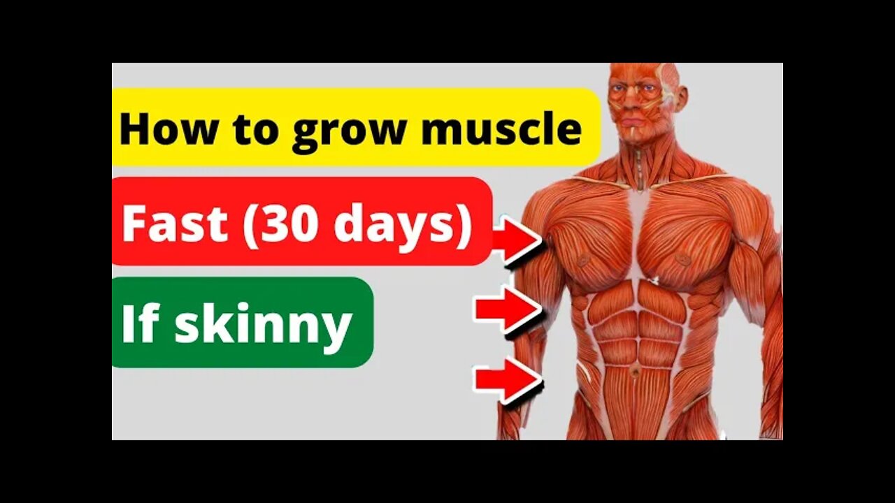 How to grow muscle if you are skinny (tips you don't know about)