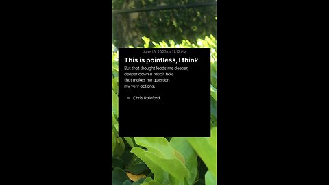 How pointless things matter