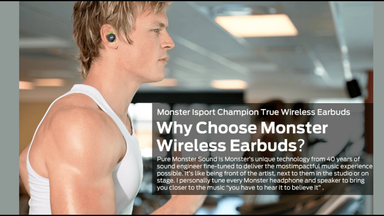 Monster Champion Wireless Earbuds