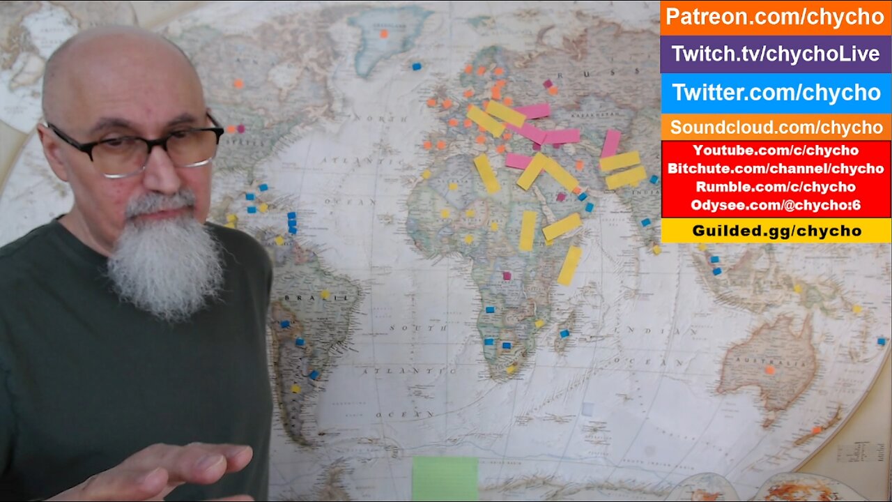 Mapping Out Global Conflicts, Part 4: United States vs Russia, 40 Years of War [ASMR, Full Stream]