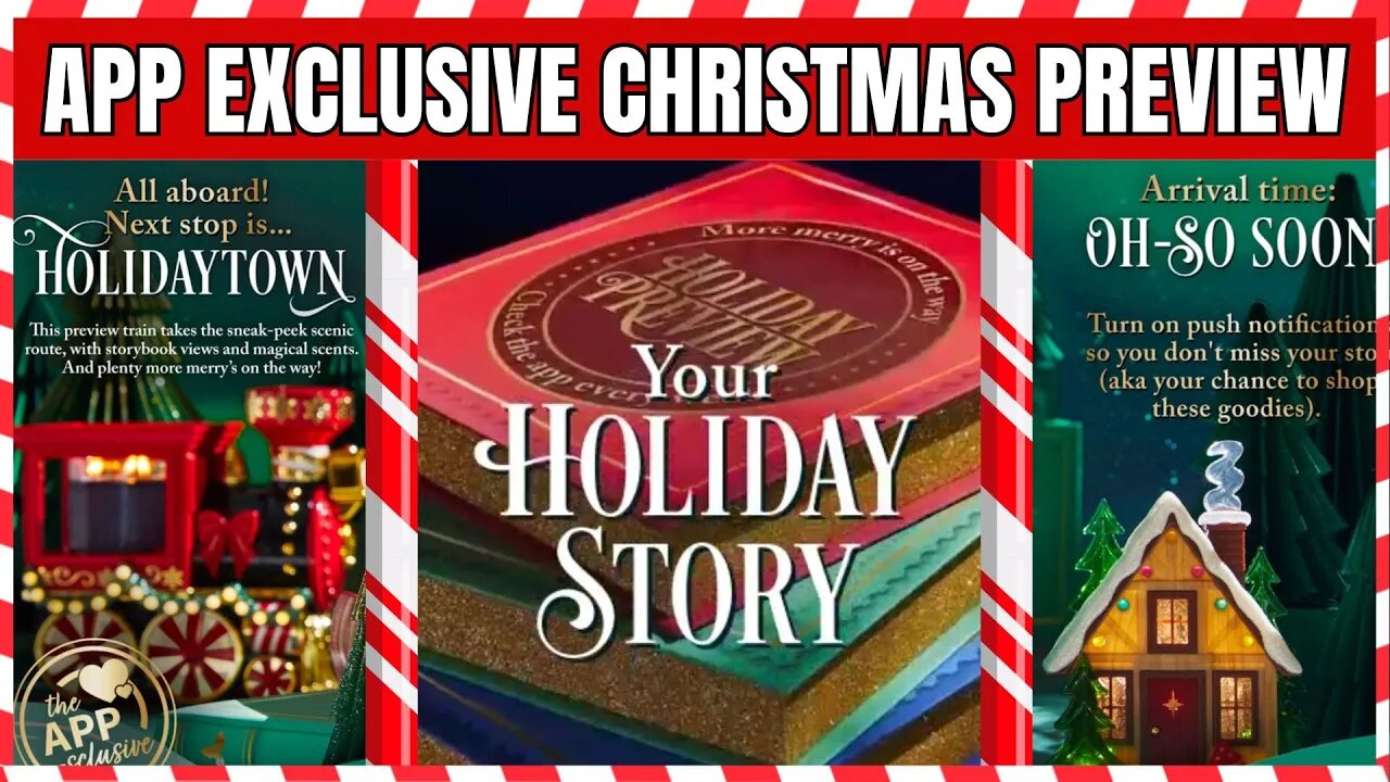 APP EXCLUSIVE CHRISTMAS PREVIEW 2023 | Bath & Body Works | Plus Today's Sales | #bathandbodyworks