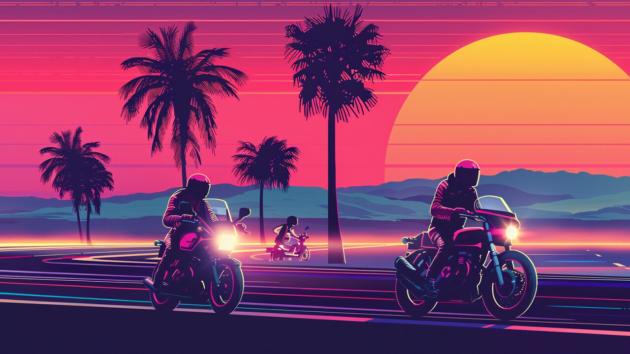 Let's Ride | Synthwave | Chillwave | Retrowave | Music | Instrumental | Royalty/Copyright Free