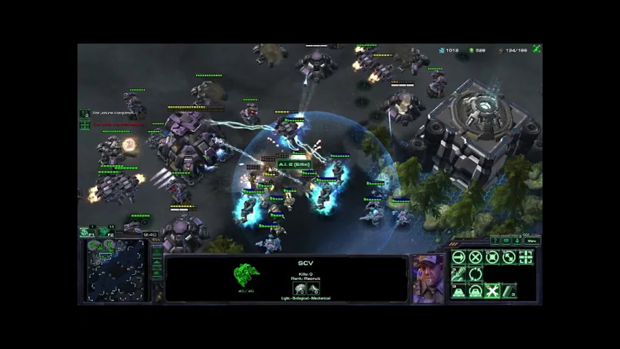 Session 6: Starcraft II (Random vs 3 Elite AI) - -