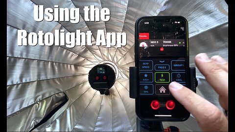 Light Control with Your Phone- The Rotolight App with the Neo 3 and Aeos 2