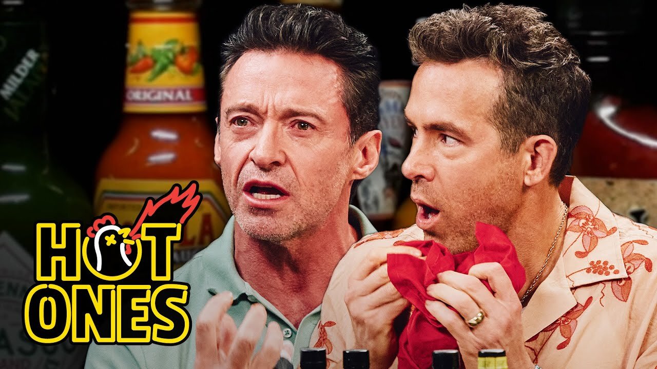 Ryan Reynolds and Hugh Jackman Go Claws Out While Eating Hot Spicy Wings