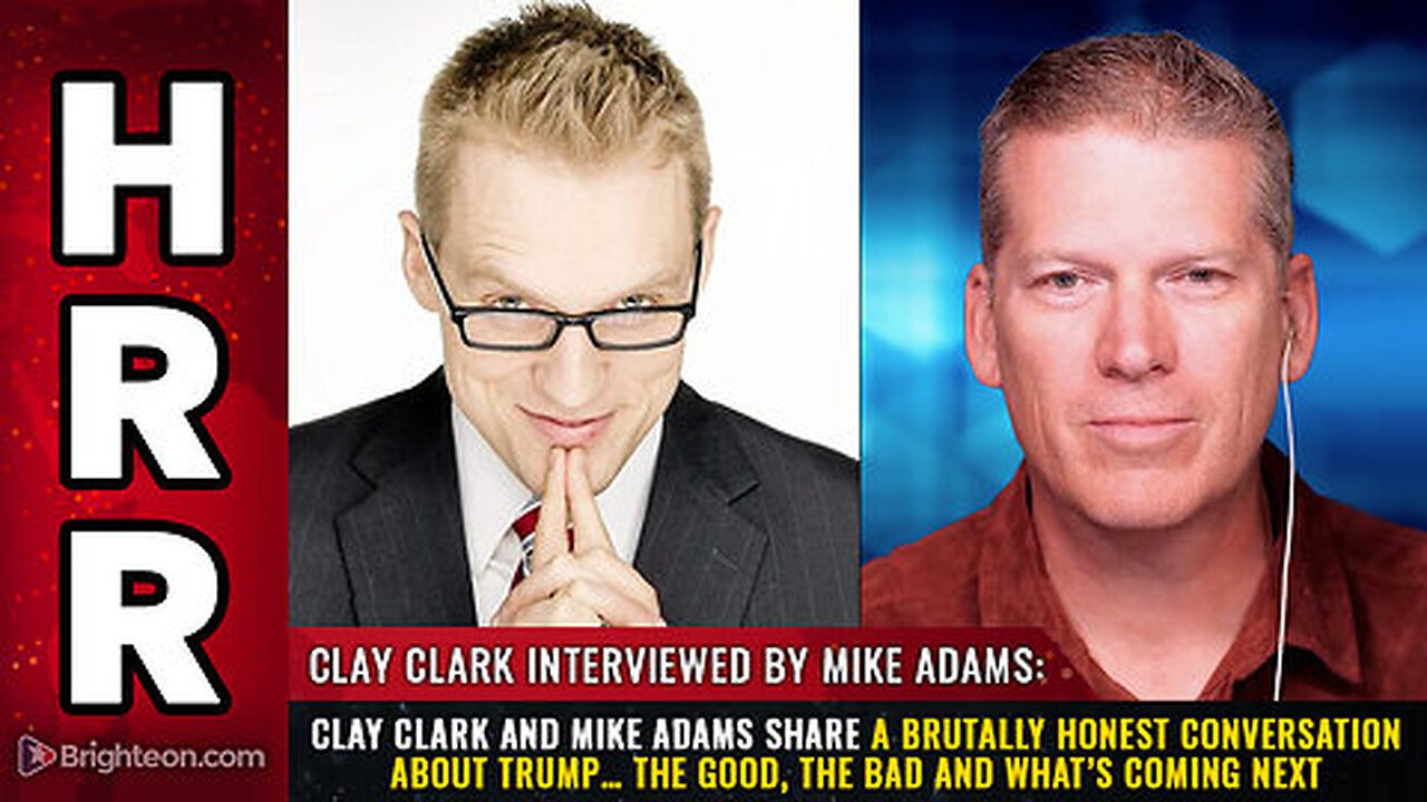 Clay Clark & Mike Adams Share A Brutally Honest Conversation About Trump…