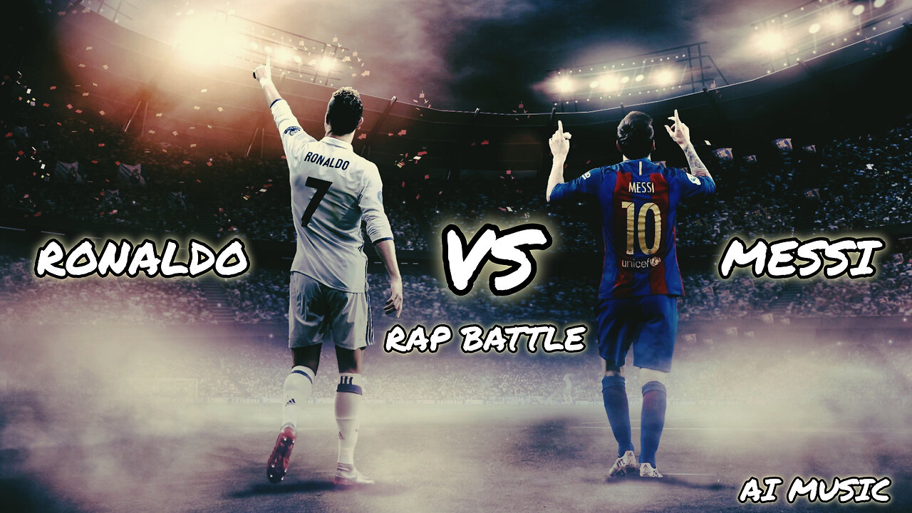 CRISTIANO RONALDO VS LIONEL MESSI RAP BATTLE - LYRICAL | AI MUSIC |