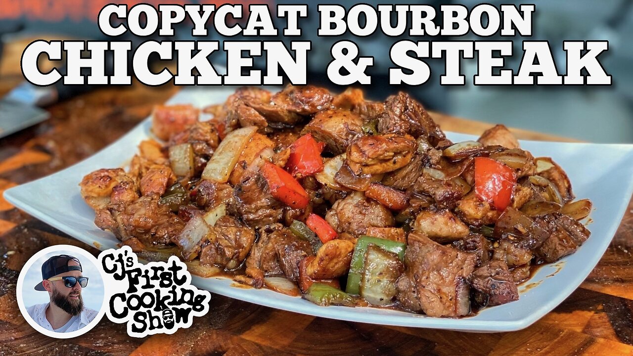 CJ"s Copycat Bourbon Chicken & Steak | Blackstone Griddles