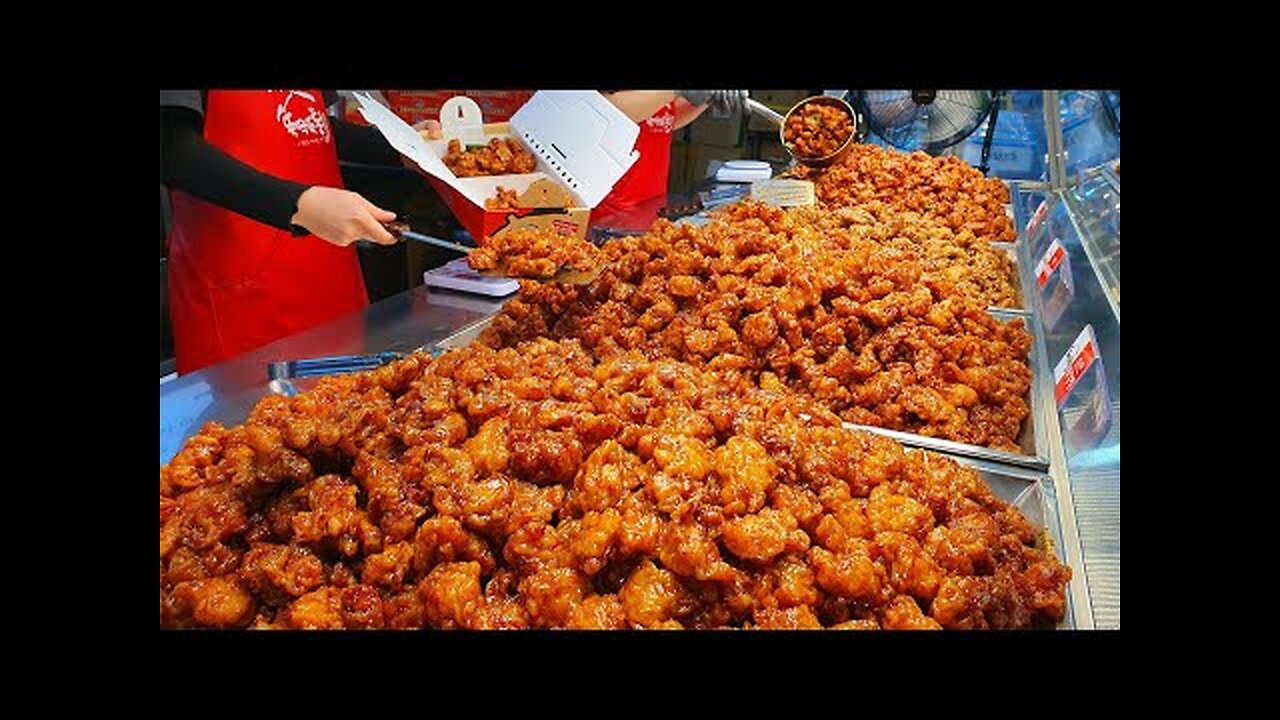 Sweet & Spicy! Korean Fried Chicken - Dakgangjeong - Korean Food