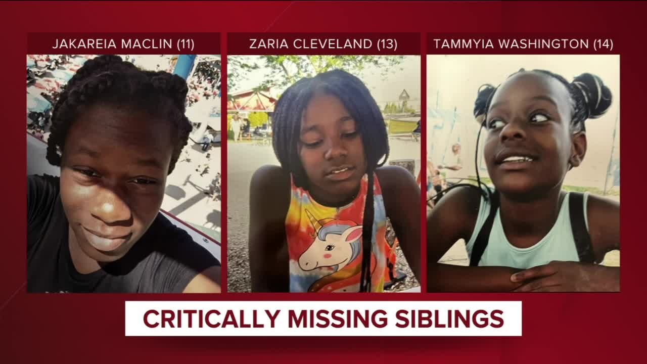 Milwaukee police search for three missing girls