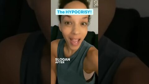 The hypocrisy of the left! Blinding! #shorts