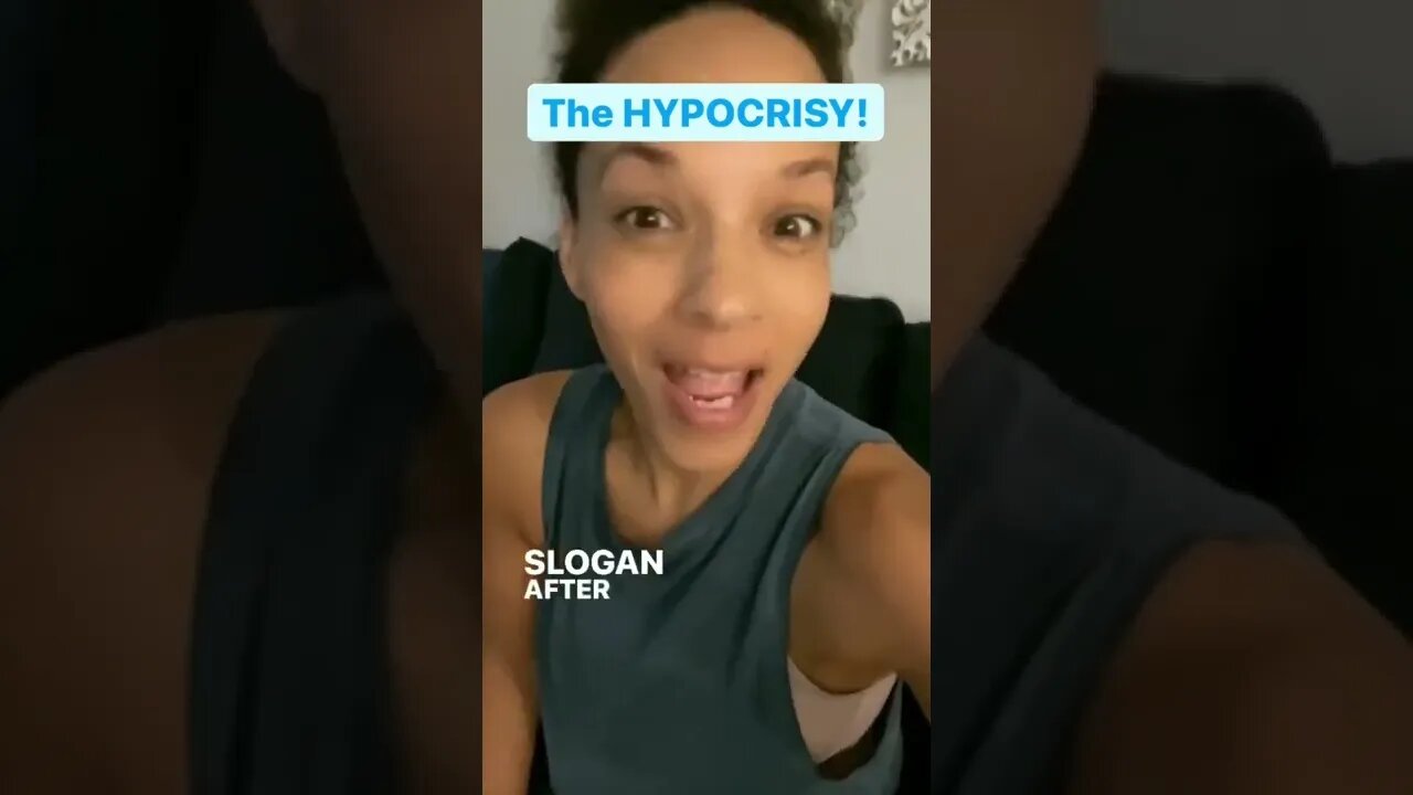 The hypocrisy of the left! Blinding! #shorts
