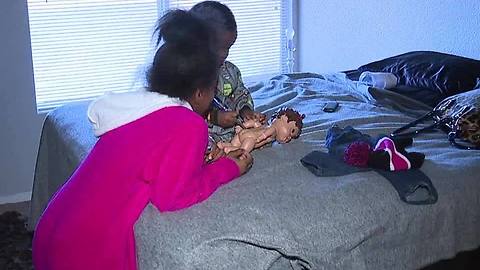 Henderson mom living with leaky ceiling in her bedroom