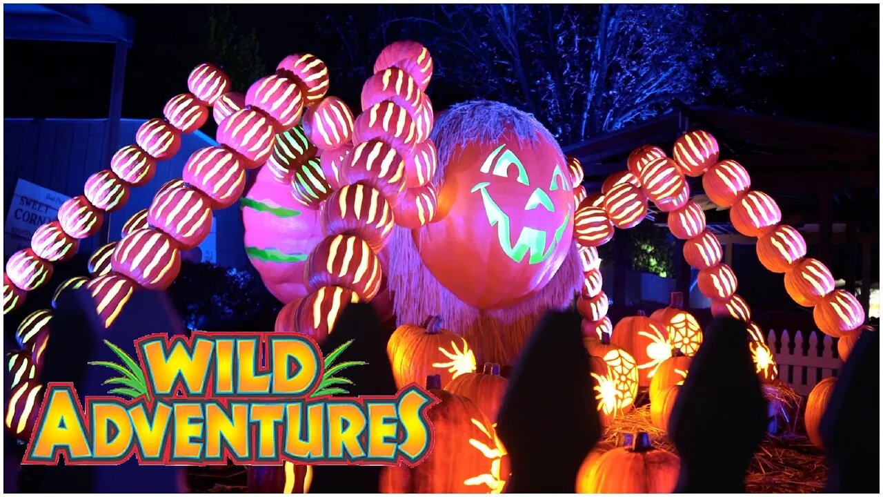 Great Pumpkin LumiNights Event Tour & Review | Wild Adventures Theme Park