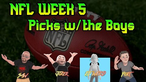 GameDay Pundits pick the NFL Week 5 Games #NFL #podcast