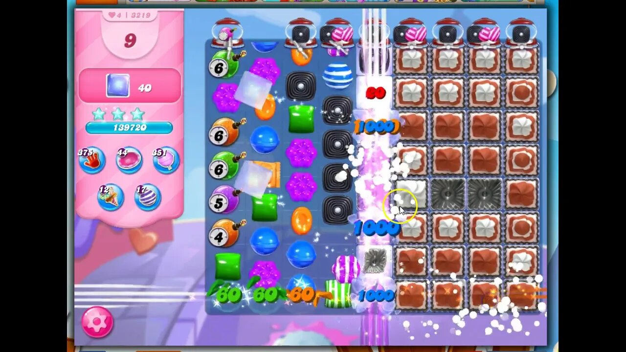 Candy Crush Level 3219 Talkthrough, 27 Moves 0 Boosters