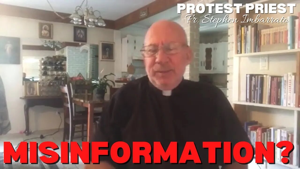 It's Misinformation? | Fr. Stephen Imbarrato Live