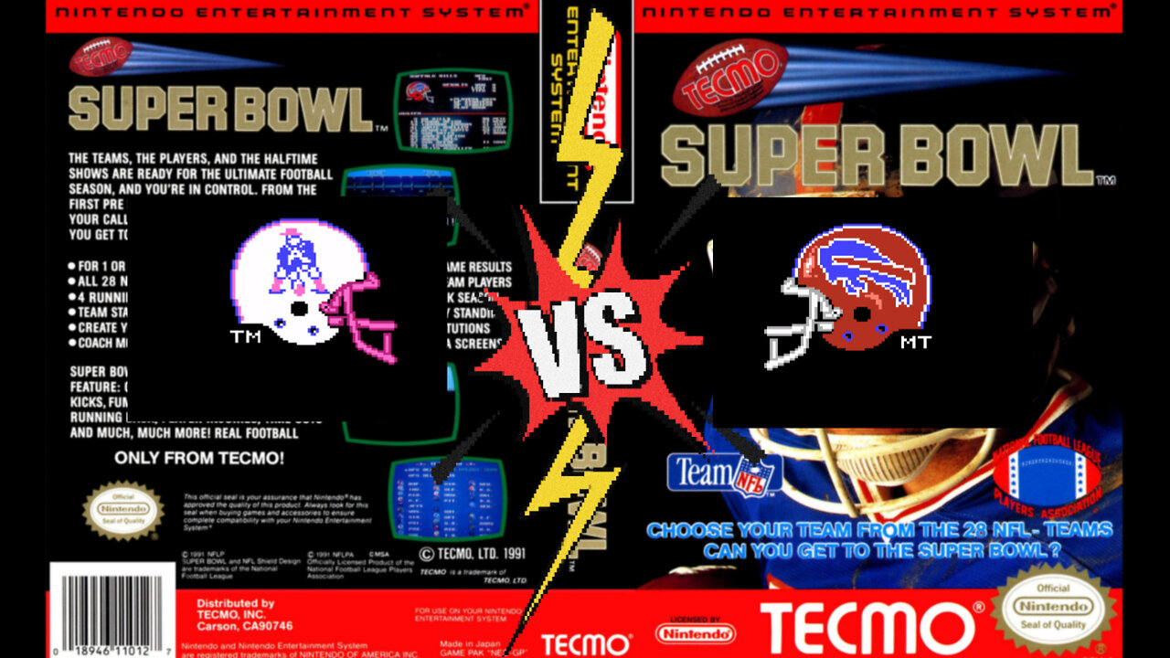 Tecmo Super Bowl - NES (Nazcas Last Son vs millan_1995) Online Matches