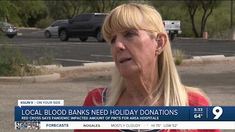Local blood banks need holiday donations
