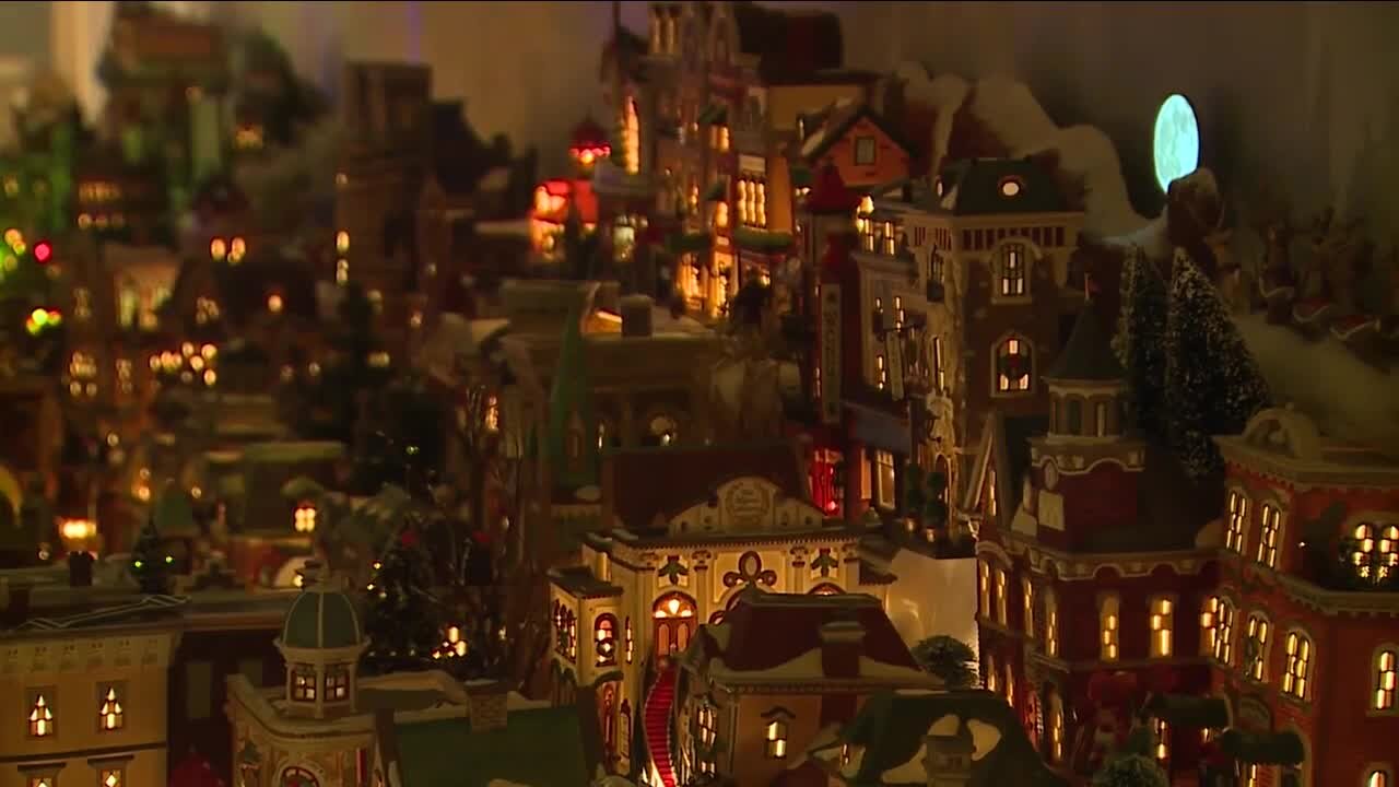 Englewood couple has kept their home's Miniature Christmas Village going for 18 months straight