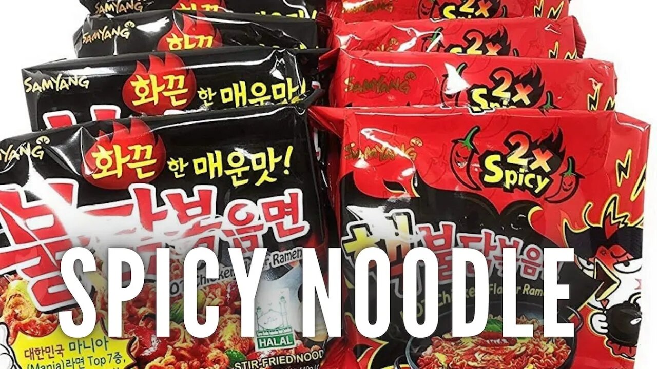 Spicy Noodle Challenge | $25 Amazon Gift Card Giveaway