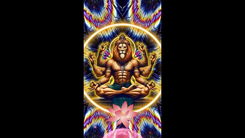 Hindu God Yoga Narasimha
