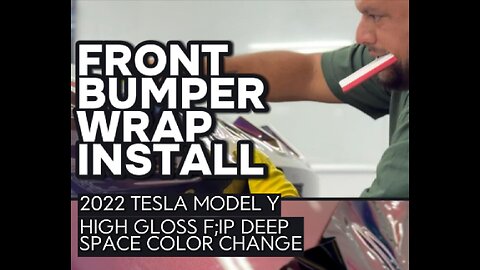 PT 3 of 13 | Front Bumper Wrap Install