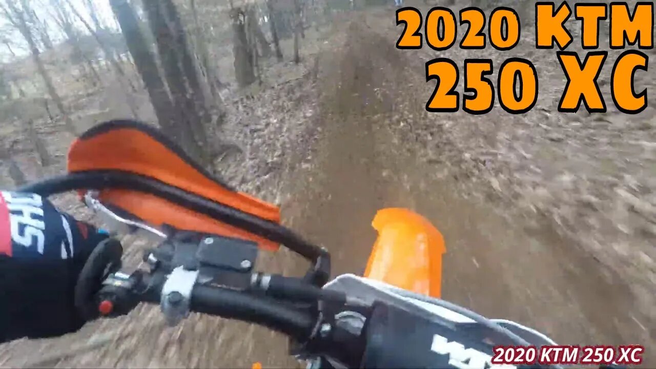 Test riding the 2020 KTM 250 XC at Rivers Edge !