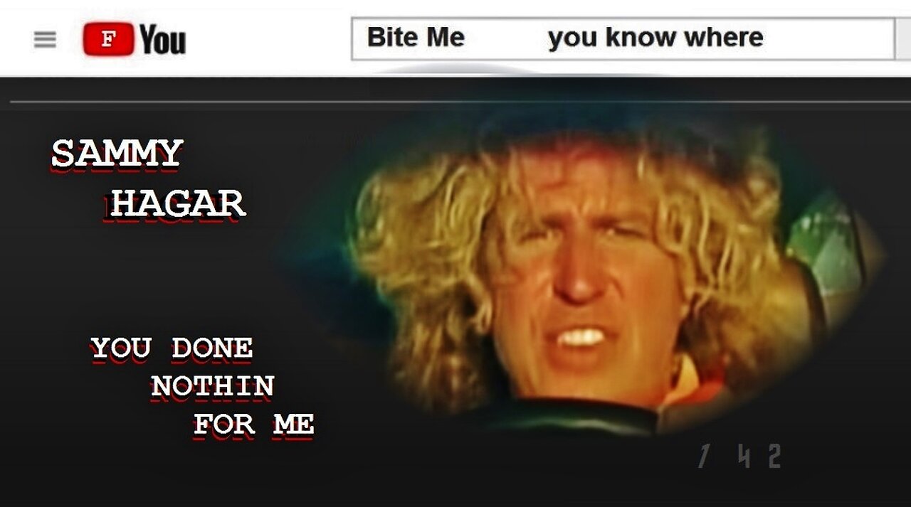 i've done everything for you, sammy hagar