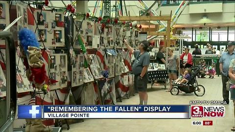 Remembering the fallen display