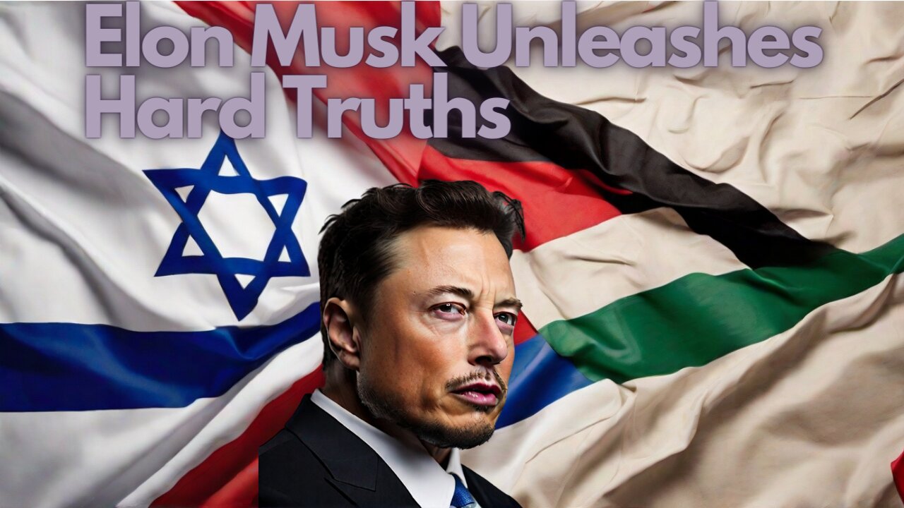 Elon Musk Unleashes Hard Truths on Israel/Palestine! 💔💥 Brace for Impact!"