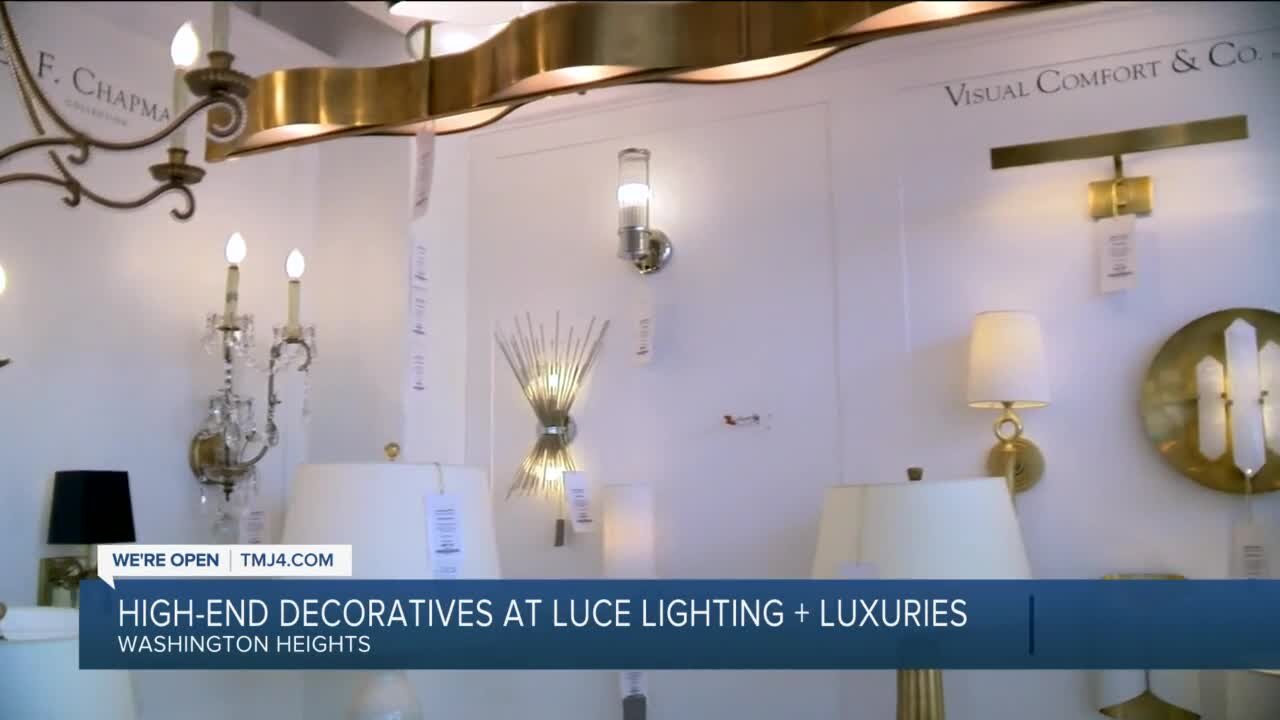 LUCE Lighting + Luxuries carries high-end decoratives