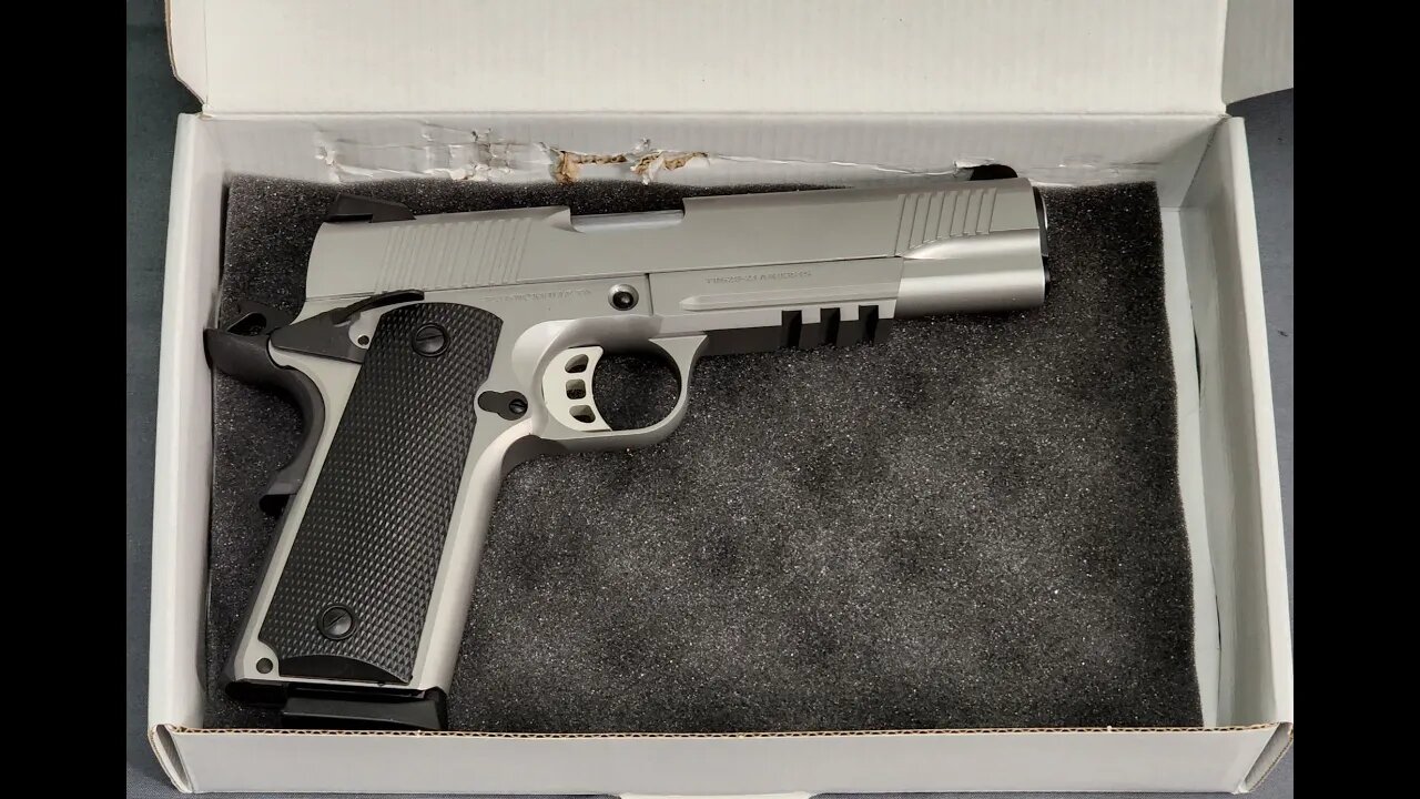 Tisas 1911 Duty SSR .45- Unboxing and Tabletop Review