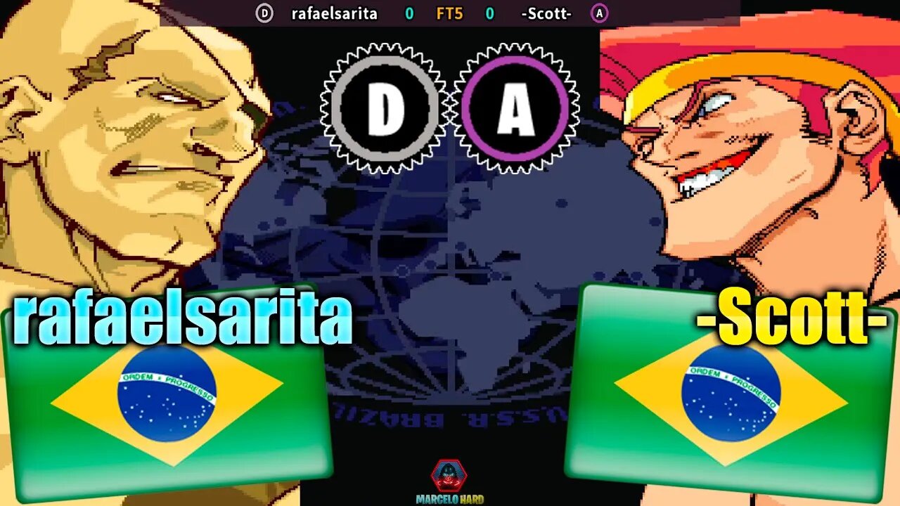 Street Fighter Alpha 3 (rafaelsarita Vs. -Scott-) [Brazil Vs. Brazil]