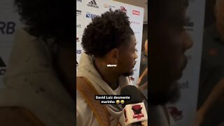 DAVID LUIZ DESMENTINDO MARINHO AO VIVO. #shorts #flamengo